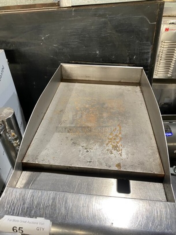 Cecilware Pro Commercial Countertop Gas Powered Flat Top Griddle! With Back And Side Splashes! All Stainless Steel! On Legs! - Image 5 of 8