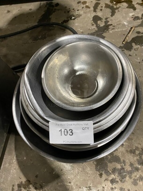ALL ONE MONEY! Assorted Size Stainless Steel Mixing Bowls! - Image 4 of 4