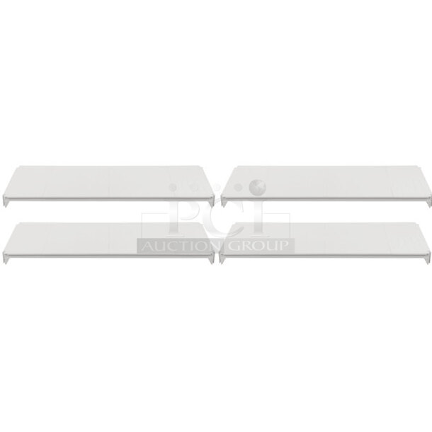 8 NEW IN BOX Items! 3 Cambro CPSK1848S5480 Camshelving® Premium 18" x 48" Shelf Kit with 5 Solid Shelves, 2 Cambro CPSK1848S4480 Camshelving® Premium 18" x 48" Shelf Kit with 4 Solid Shelves, 1 Cambro CPSK2154S4480 Camshelving® Premium Series Stationary Shelf Kit with 4 Solid Shelves - 54" x 21",  1 Cambro CPSK1842S4480 Camshelving® Premium 18" x 42" Shelf Kit with 4 Solid Shelves, 1 Cambro CPSK2136S4480 Camshelving® Premium 21" x 36" Shelf Kit with 4 Solid Shelves. 8 Times Your Bid! - Image 1 of 8