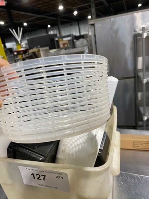 ALL ONE MONEY! MISCELLANEOUS! Includes Black Poly Bowls, Poly Baskets, And Much More! - Image 5 of 11