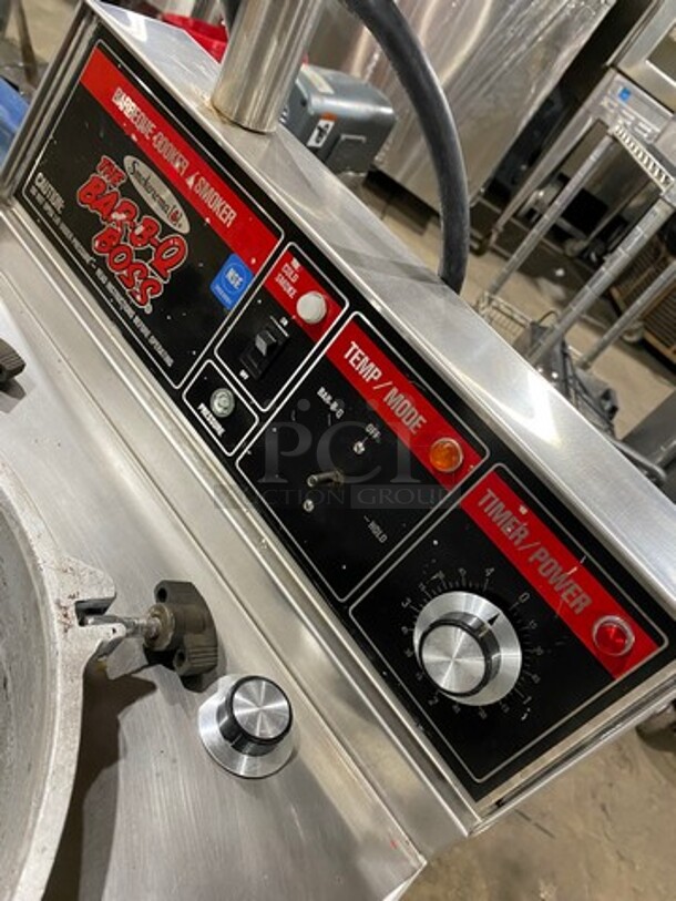 Smokaroma Commercial Electric Powered BBQ Cooker/ Smoker! All Stainless Steel! On Casters! Model: AC SN: 04539 208/240V - Image 6 of 9