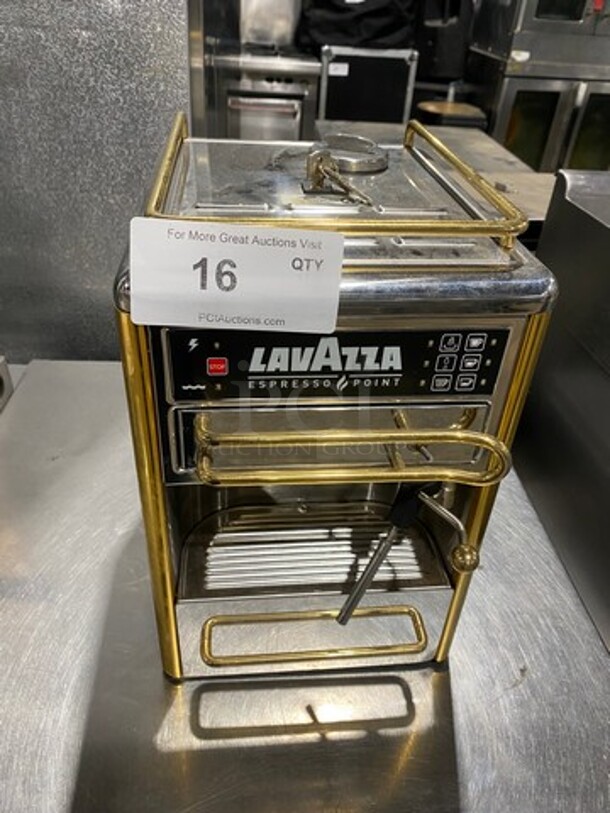 Lavazza Commercial Countertop Single Group Espresso Machine! Stainless Steel Body! Model: ESPRESSOPOINTMATINEE SN: 048187 120V