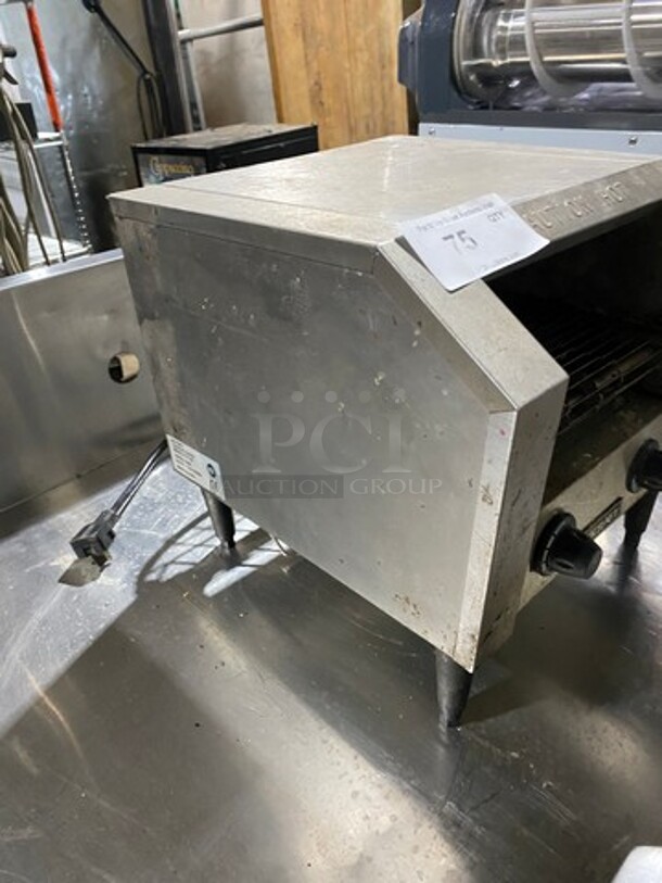Adcraft Countertop Commercial Conveyor Toaster! All Stainless Steel! On Legs! Model: CYT120 SN: 11201105009 120V - Image 3 of 6
