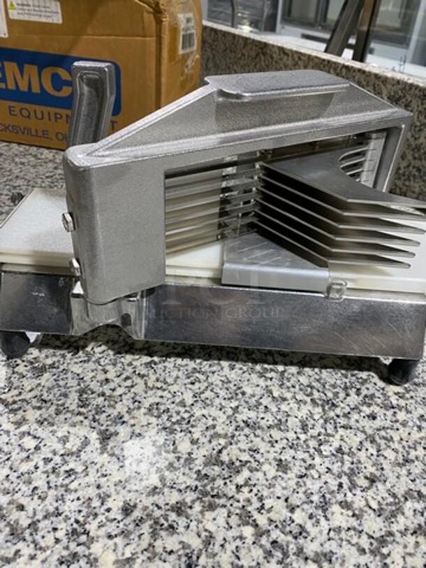 NEW! IN THE BOX! Nemco Commercial Countertop Tomato Slicer! With Commercial Cutting Board! On Small Legs! - Image 6 of 9