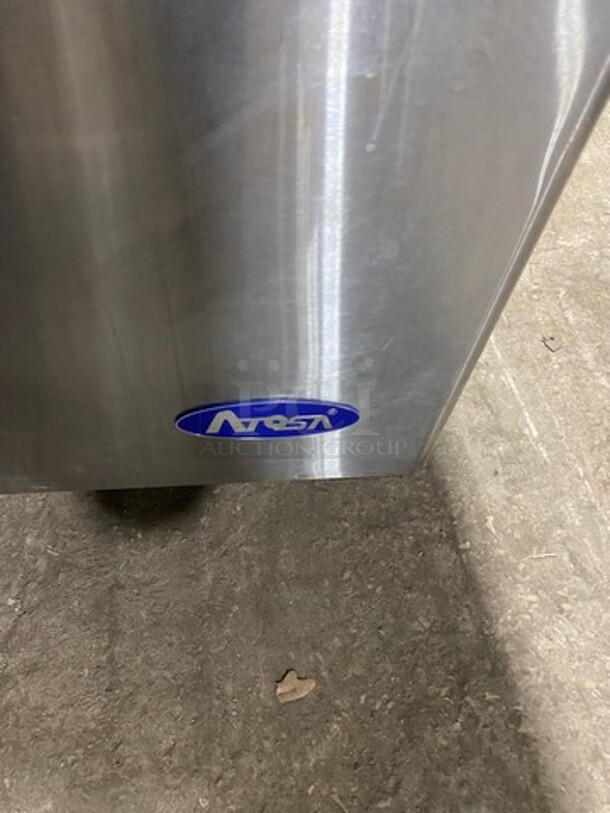 LATE MODEL! 2019 Atosa Commercial 2 Door Lowboy/Worktop Freezer! All Stainless Steel! Model: MGF8406GR SN: MGF8406GRAUS100319112100C40001 115V 60HZ 1 Phase - Image 4 of 8