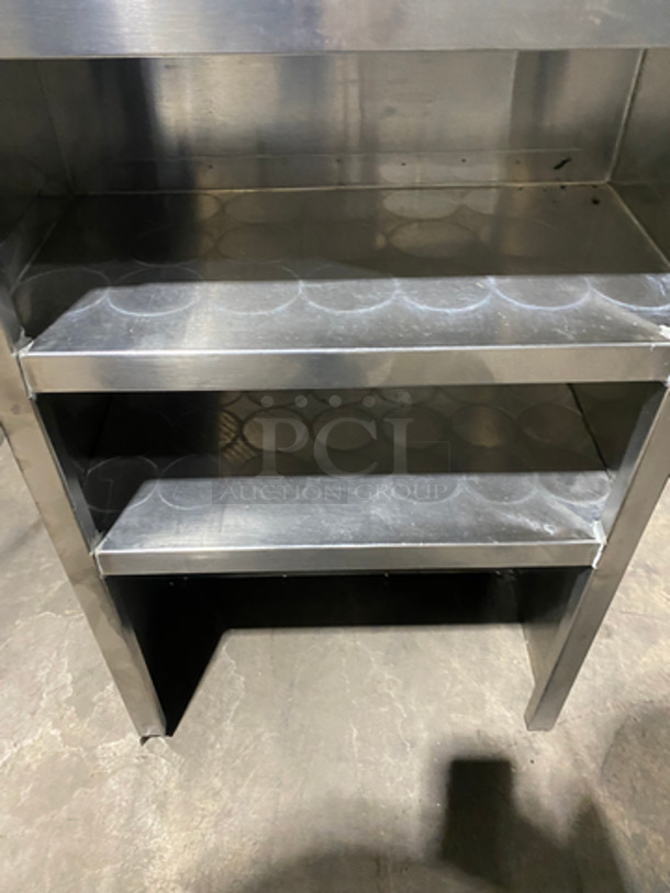 Commercial Custom-Made Wall Mounted Shelf! All Stainless Steel! - Image 3 of 5