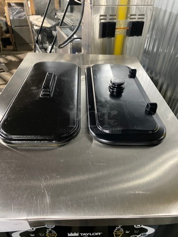 Taylor Crown Commercial 3 Handle Ice Cream Machine! All Stainless Steel! On Casters! Model: C72333 SN:M2105659 208-230V 3PH - Image 7 of 12