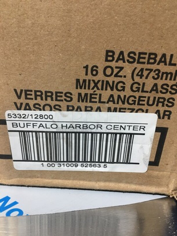 NEW! IN THE BOX! Libbey 16 OZ Baseball Mixing Glasses! - Image 3 of 7