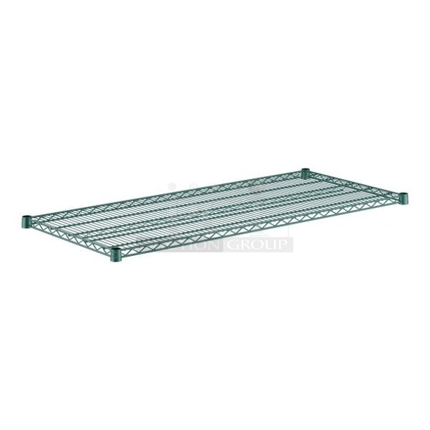 BRAND NEW SCRATCH & DENT! Lot of (4) Regency 460EG2454 24"x54" Green Epoxy Wire Shelfs. 4x Your Bid.  - Image 1 of 1