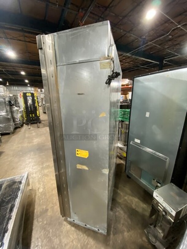 Viking Upright Half Cooler Half Freezer Combo Unit! With Poly Coated Racks And Shelves! Stainless Steel! - Image 3 of 9