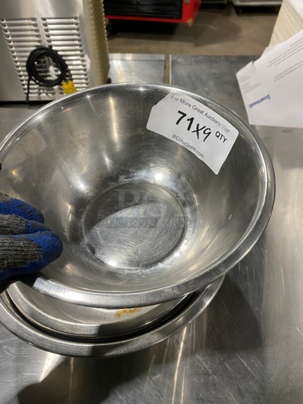 Choice All Stainless Steel Mixing Bowls! 9x Your Bid! - Image 6 of 11