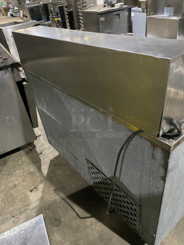 Leader Commercial Refrigerated Sandwich Prep Table! With 2 Door Storage Space Underneath! All Stainless! On Legs! 115V 60HZ 1 Phase - Image 4 of 10