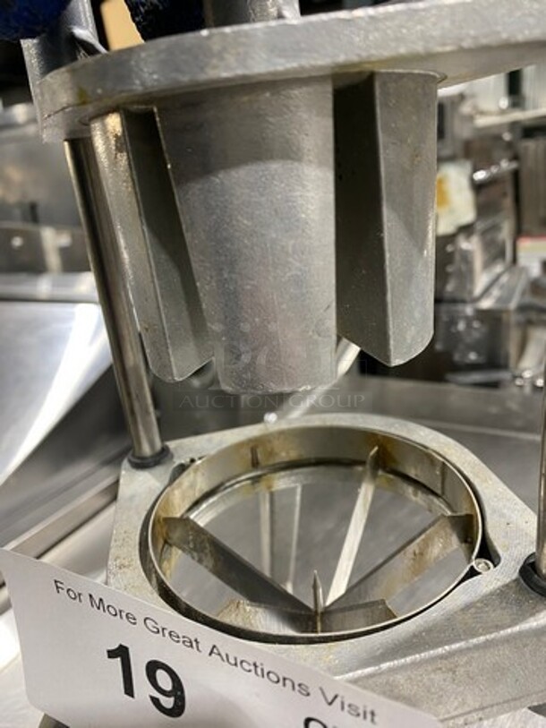 Choice Commercial Countertop Manual Vegetable/Fruit Slicer/Cutter! All Stainless Steel! - Image 4 of 5