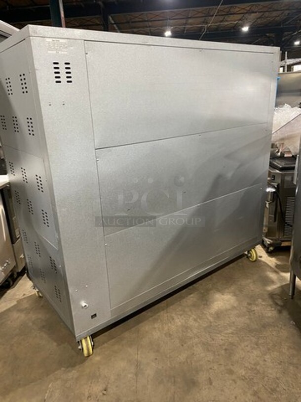 NEW! NEVER USED! OUT OF THE BOX! Astar Commercial Gas Powered Triple Deck Baking Oven! All Stainless Steel! On Casters! Model: HGB90Q - Image 4 of 12