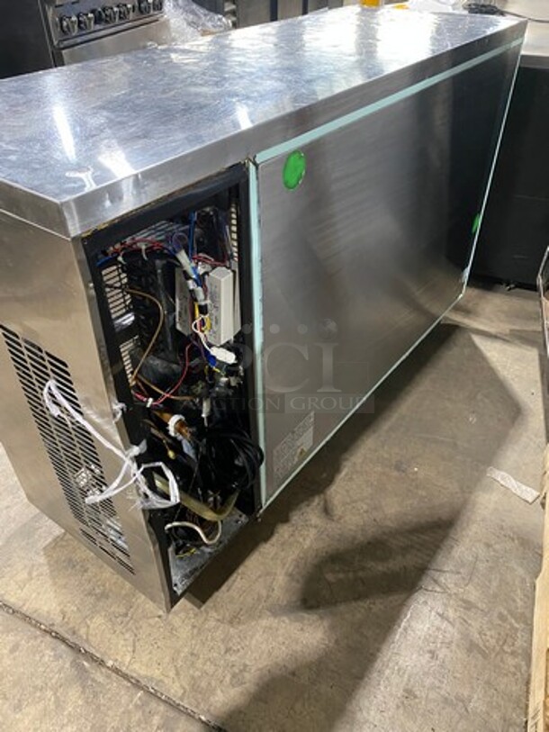 Commercial 2 Door Bar Back Cooler! With Solid Doors! All Stainless Steel! On Legs! - Image 4 of 8