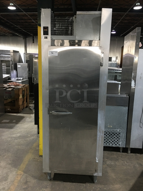 WOW! Traulsen Single Door Reach In Freezer! All Stainless Steel! On Legs! Model: G12010 SN: T67103C04 115V 60Hz 1 Phase - Image 1 of 8