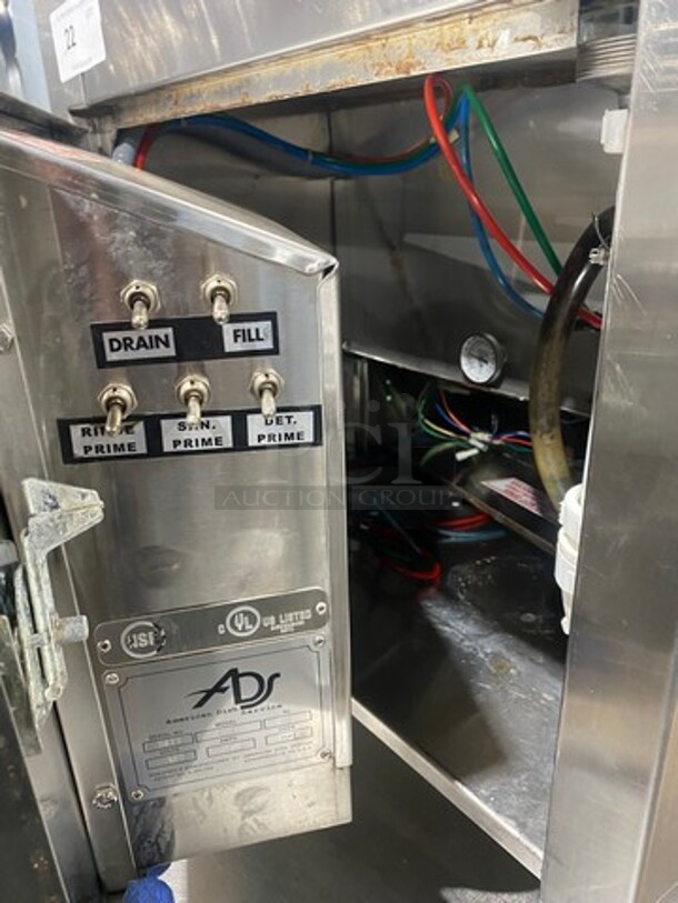 American Dish Service Commercial Rotary Bar Glass Washer! All Stainless Steel! On Legs! Model: ASQ SN: 6829 120V - Image 6 of 8