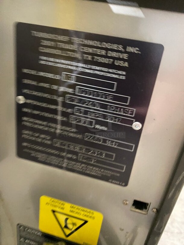 TurboChef Metal Commercial Countertop Electric Powered Rapid Cook Oven! MODEL NGO SN: NGOD52047 208/240V 1PH - Image 5 of 8