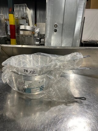 NEW! Winware Commercial Heavy-Duty Aluminum Saucepan! 2x Your Bid!