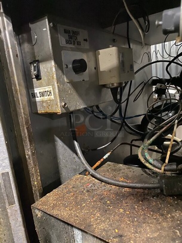 Randell Commercial Refrigerated Pizza Prep Table! With Single Door Storage Space! With 4 Drawers Underneath! All Stainless Steel! On Casters! - Image 8 of 9