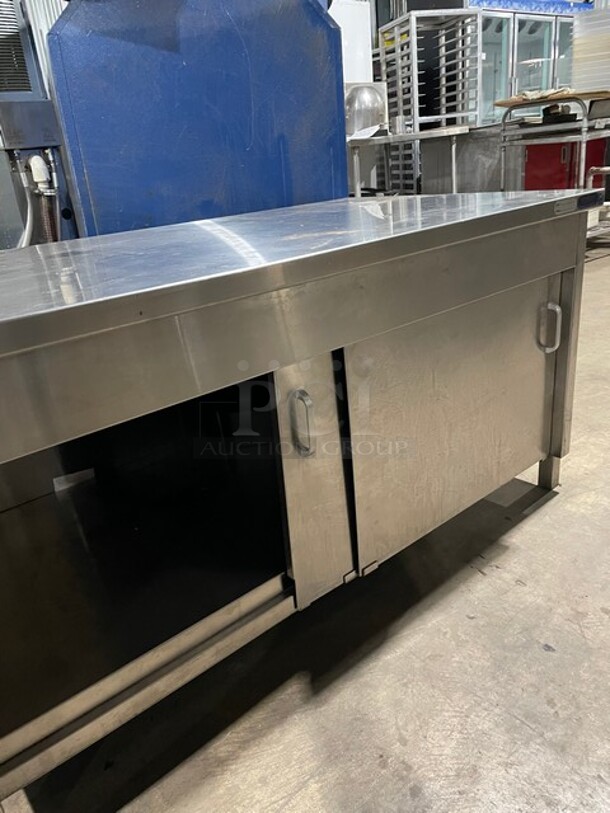 Amtekco Stainless Steel Equipment Stand Cabinets With Double Sliding Doors! - Image 7 of 11