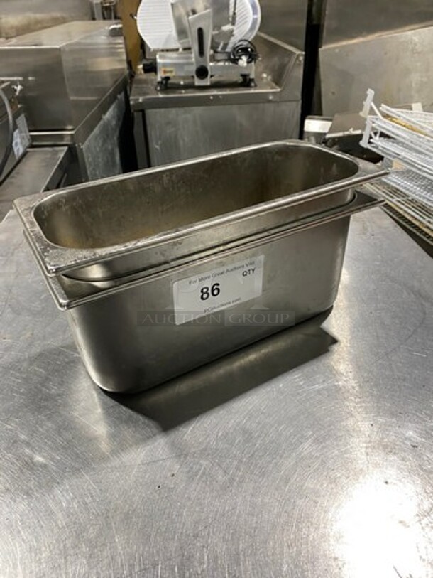Commercial Steam Table/ Prep Table Food Pans! All Stainless Steel!
