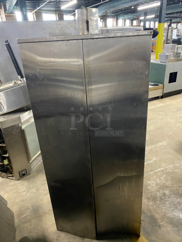 Commercial Single Door Natural Gas Powered Smoker! All Stainless Steel! - Image 3 of 9