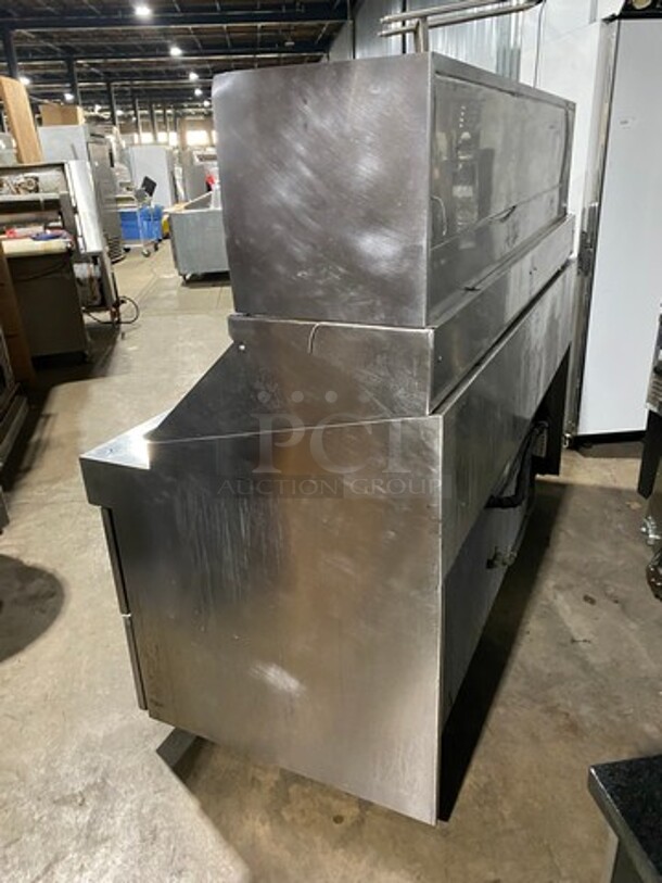 Randell Commercial Refrigerated Sandwich Prep Table! With 4 Drawer Storage Space! With Over Head Storage Shelf! All Stainless Steel! Model: 51368PR SN: 19452711 - Image 2 of 10