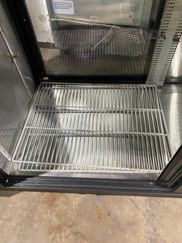 CONTINENTAL Commercial Refrigerated 2 Sliding Door Bar Back Cooler! Model BBC69-SGD-PT! 115V/60Hz/1 Phase - Image 4 of 6
