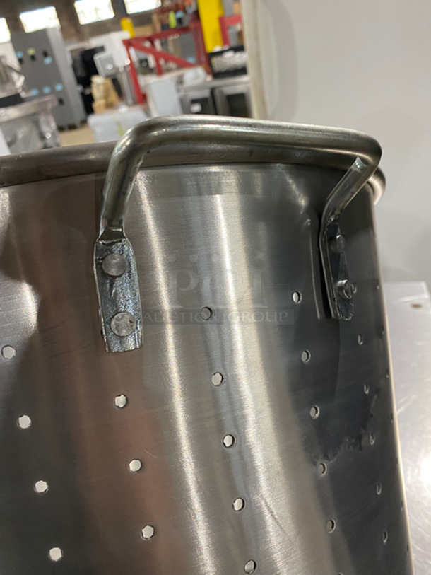 Metal Perforated Pot Inserts! With Handles! 2x Your Bid! - Image 5 of 6