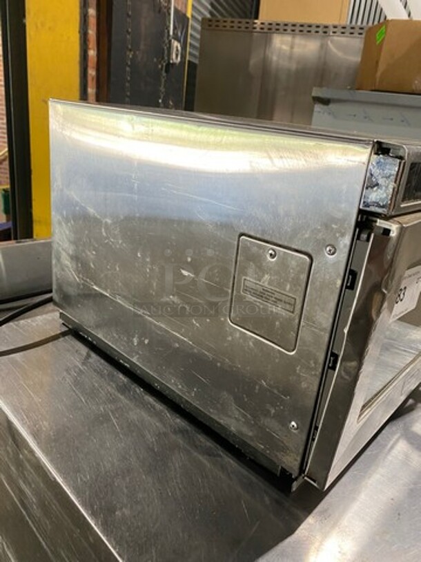 Panasonic Commercial Countertop Microwave Oven! With View Through Door! All Stainless Steel! Model: NE1757R SN: 6A22240495 208/230V 1 Phase - Image 2 of 8
