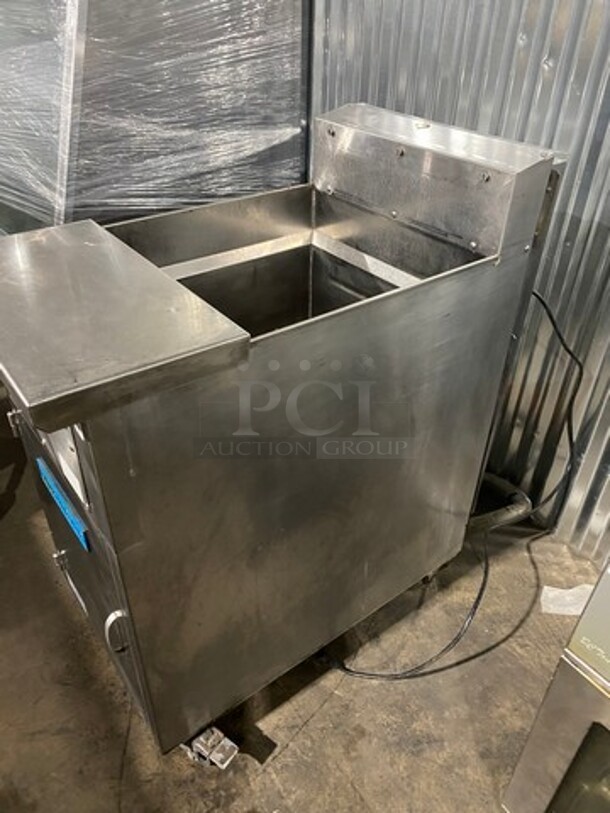 2018 Ultra Fryer Commercial Electric Power 75lbs Deep Fat Fryer! Stainless Steal! On casters! MODEL F52048 SERIAL:F0718395 208-240-480V 3P - Image 2 of 10
