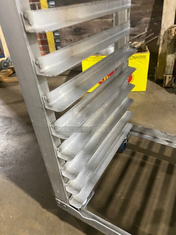 Metal Commercial Pan Transport Rack on Commercial Casters! - Image 4 of 5