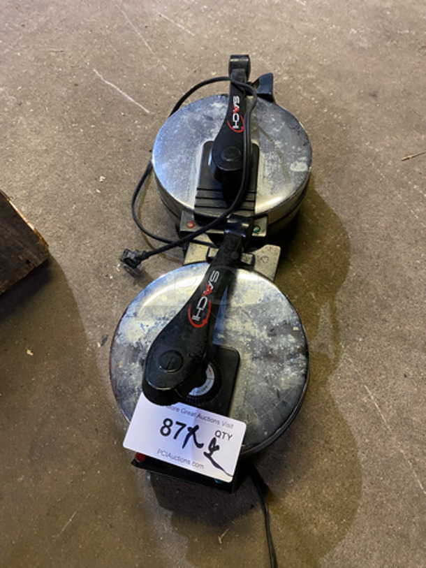 Countertop Electric Powered Tortilla Press Machine! All Stainless Steel! 2x Your Bid! 120V 60HZ - Image 1 of 6