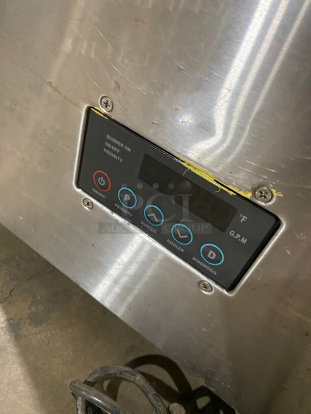 Eternal Natural Gas Powered Condensing Hybrid Water Heater! Model GU145S Serial G1214323! - Image 6 of 9
