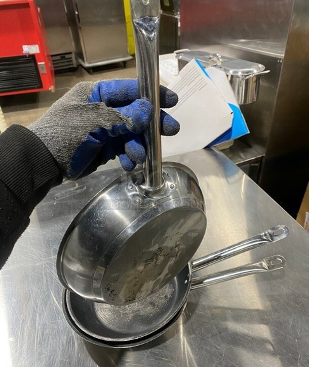 Vigor Stainless Steel Frying Pans! 3x Your Bid! - Image 3 of 7