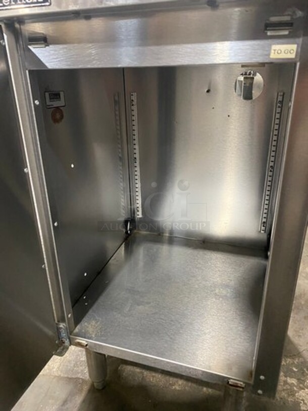 Perlick Under The Counter Drainboard! With Back Splash! With Storage Space Underneath! All Stainless Steel! On Legs! - Image 6 of 9