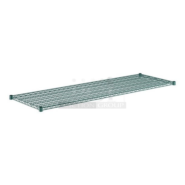 2 BRAND NEW SCRATCH AND DENT! Regency 460EG2472 24" x 72" NSF Green Epoxy Wire Shelf - Image 1 of 4