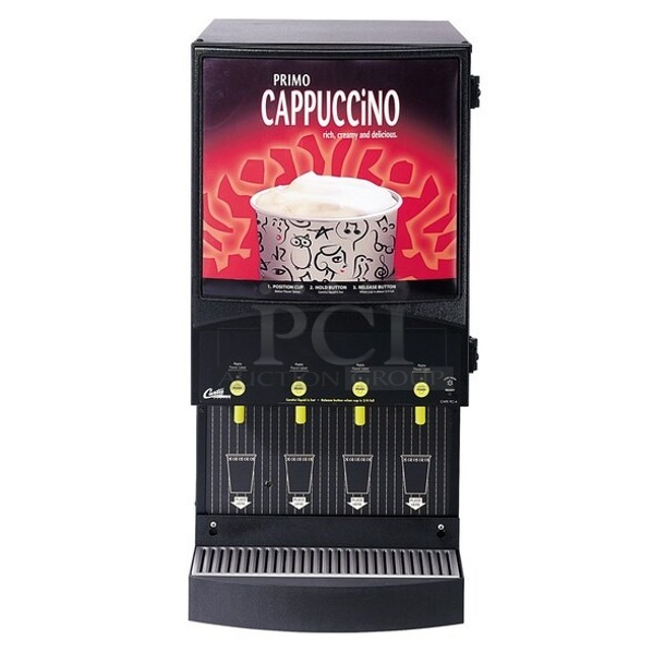 BRAND NEW SCRATCH AND DENT! Curtis CAFEPC4CS10000 Metal Commercial Four Station Cappuccino Machine. 120 Volts, 1 Phase. - Image 1 of 6