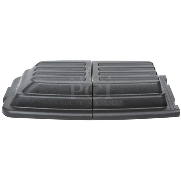 BRAND NEW SCRATCH AND DENT! Rubbermaid FG9T2200BLA Hinged Dome Lid for FG9T1300BLA and FG9T1400BLA Tilt Trucks