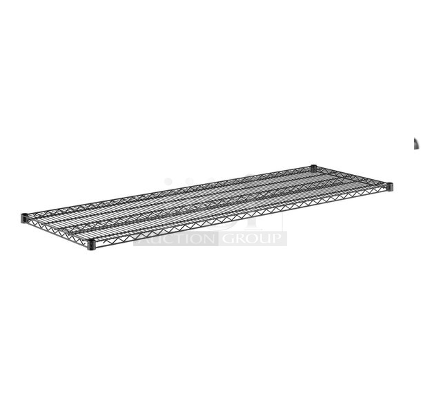 BRAND NEW SCRATCH AND DENT! Regency 460EB2472 24" x 72" NSF Black Epoxy Wire Shelf - Image 1 of 2