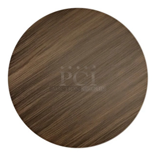 3 BRAND NEW SCRATCH AND DENT! Lancaster Table & Seating 16430rtfdwl 30" Round Thermo-Formed MDF Table Top with Dark Walnut Finish. 3 Times Your Bid!