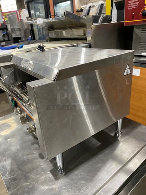 Ava Toast Commercial Countertop Conveyor Toaster! All Stainless Steel! On Legs! Model: TT450240 SN: 3305821184T3600D 240V - Image 3 of 8