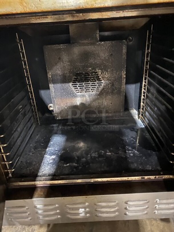 American Range Commercial Natural Gas Powered Double Deck Convection Oven! With Solid Doors! All Stainless Steel! On Casters! Model: MSD2 150706081 - Image 6 of 12