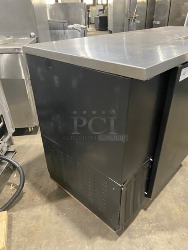 Micro Matic Commercial Refrigerated Dual Tower Kegerator! With 2 Door Storage Space Underneath! NO TOWERS! Model: MDD68 SN: 11100491M 115V 60HZ 1 Phase - Image 4 of 10