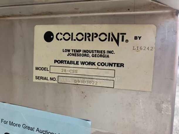 Colorpoint Portable Work Counter|On Casters! - Image 4 of 4