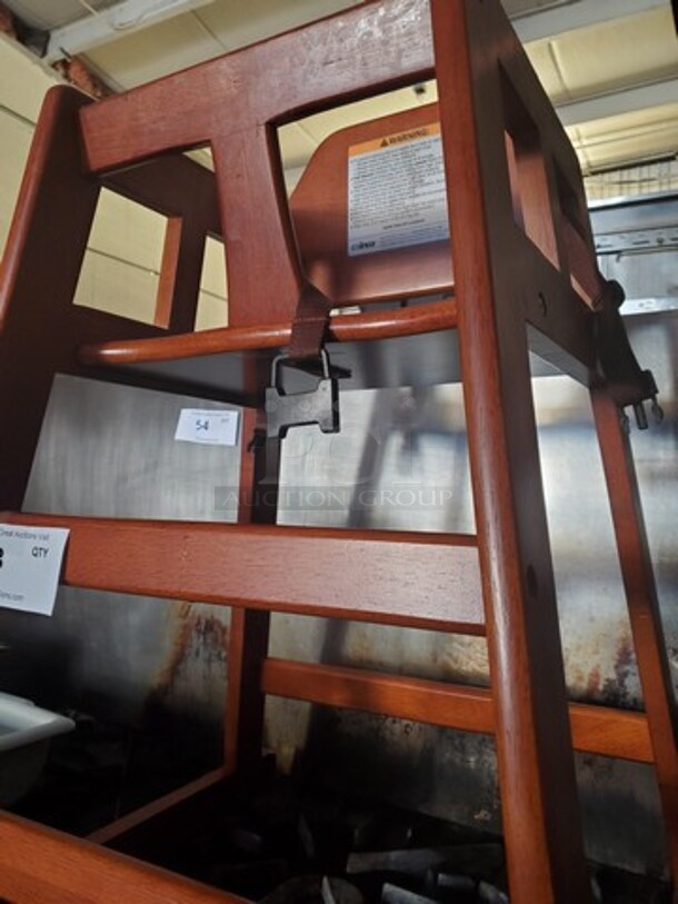 Wooden High Chair Like New! - Image 6 of 6