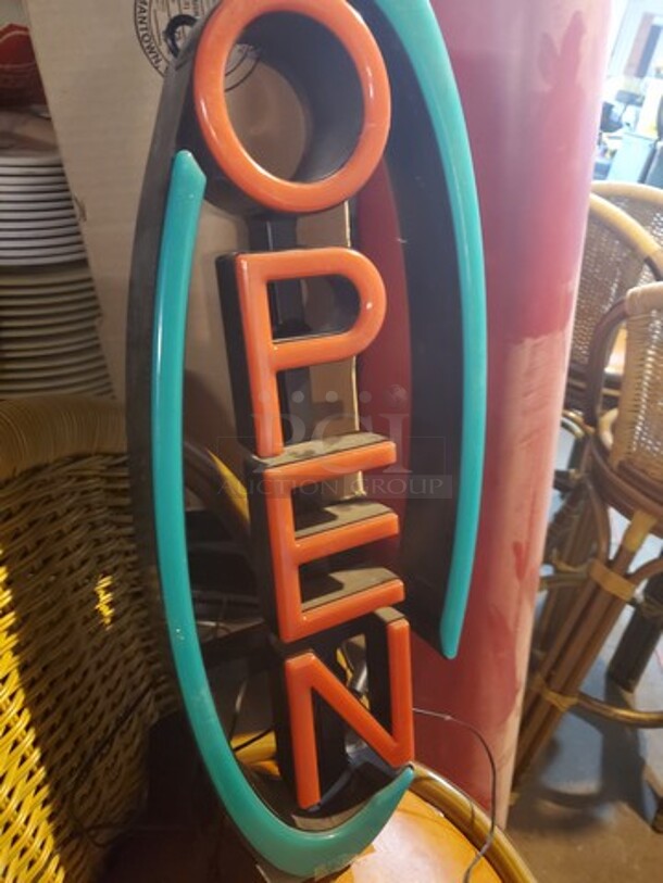 "OPEN" Sign (unknown condition) - Image 2 of 2