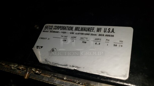 Hatco DCSB400 Carving Station w/ Single Heat Lamp! Missing knob - Image 3 of 3