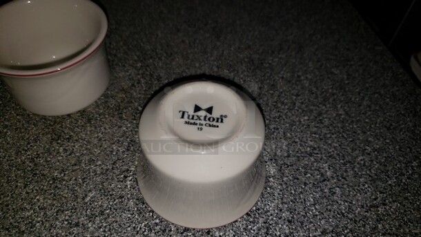 Lot of 3 Tuxton Chinese Tea Cups - Image 2 of 2